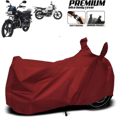 smwzxyu Waterproof Two Wheeler Cover for Hero(Splendor Plus, Maroon)