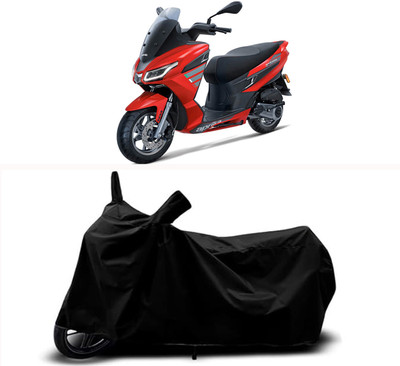 RABABLI Waterproof Two Wheeler Cover for Aprilia(Scooty, Black)