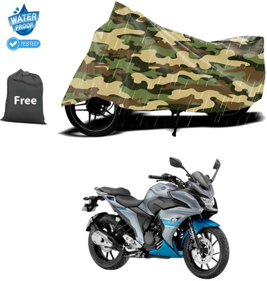 CODOKI Waterproof Two Wheeler Cover for Yamaha(Fazer 25 BS6, Yellow)