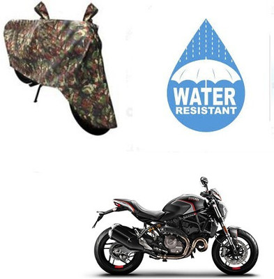 Mdstar Waterproof Two Wheeler Cover for Ducati(Monster 82, Multicolor)