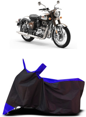 VESMEI Two Wheeler Cover for Royal Enfield(Standardv BS6, Blue)