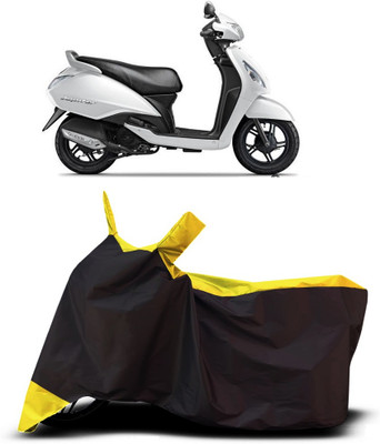 VESMEI Two Wheeler Cover for TVS(Jupiter 125, Yellow)