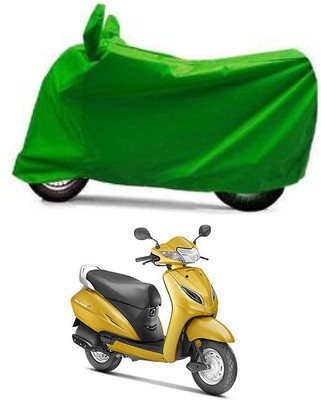 Furious3D Two Wheeler Cover for Honda(Activa 5G, Green)