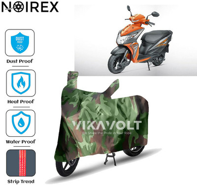 NOIREX Waterproof Two Wheeler Cover for Honda(Dio, Green)