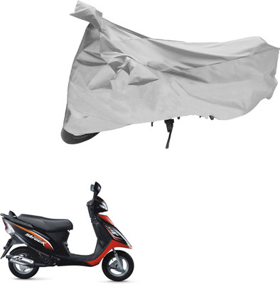 Mdstar Waterproof Two Wheeler Cover for TVS(Scooty Streak, Silver)