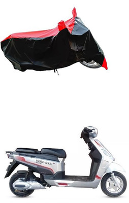 VESMEI Two Wheeler Cover for Hero(Electric NYX e5 BS6, Red)