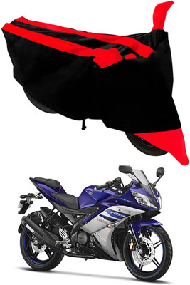 Mdstar Waterproof Two Wheeler Cover for Yamaha(YZF-R15 V2, Red, Black)