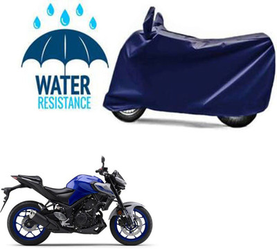 AutoGalaxy Waterproof Two Wheeler Cover for Yamaha(MT 03 BS6, Blue)