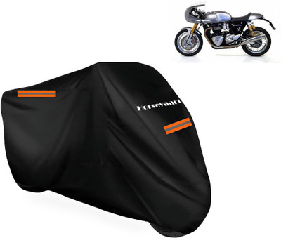 Horseyaart Waterproof Two Wheeler Cover for Triumph(Thruxton 1200 R, Black)