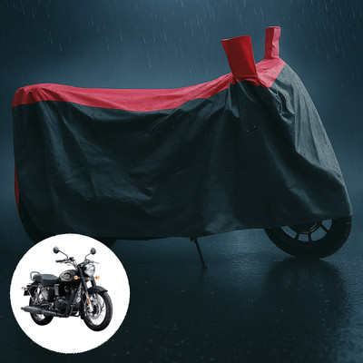 PAGORA Waterproof Two Wheeler Cover for Royal Enfield(Bullet 350, Grey, Red)