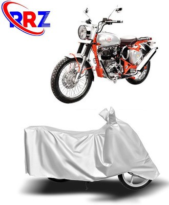 RRZ Waterproof Two Wheeler Cover for Royal Enfield(Bullet Trials 350, White)