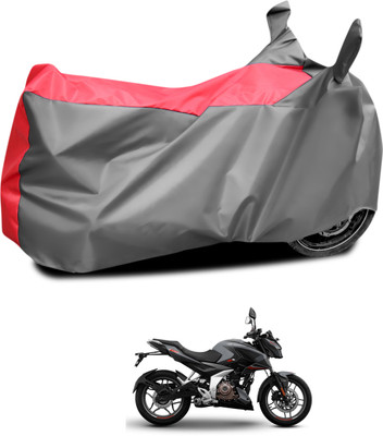 PAGORA Waterproof Two Wheeler Cover for Bajaj(Pulsar 180NS, Grey, Red)