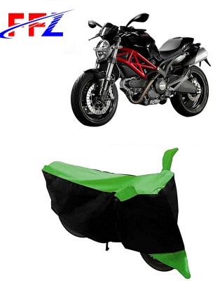 FFZ Two Wheeler Cover for Ducati(Monster 795, Black, Green)