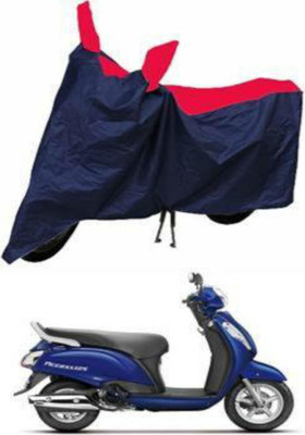 HMS Two Wheeler Cover for Suzuki(Access, Red, Blue)