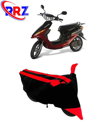 AutoGalaxy Waterproof Two Wheeler Cover for Universal For Bike(Yo Electron, Black, Red)