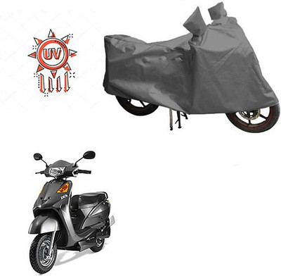 DeepShakshi AUTOMOTIVE Waterproof Two Wheeler Cover for Indus(Yo EXL, Grey)