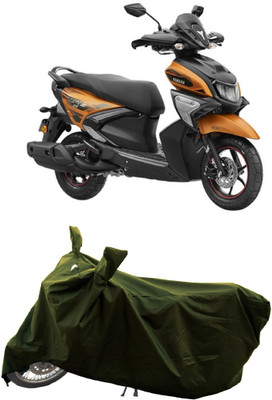 GROFATIK Two Wheeler Cover for Yamaha(Cygnus Ray ZR BS6, Green)