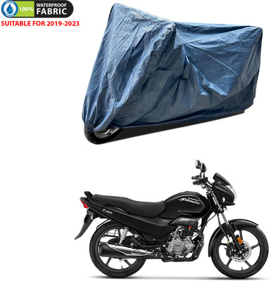 PAGORA Waterproof Two Wheeler Cover for Hero(Super Splendor, Blue)