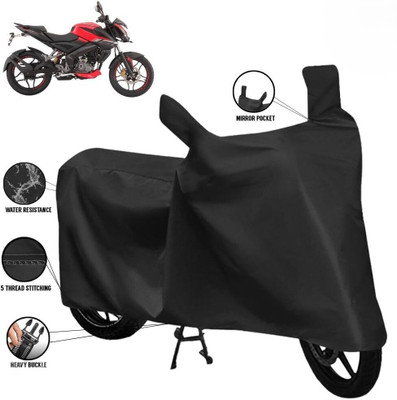 DeepShakshi AUTOMOTIVE Two Wheeler Cover for Bajaj(Pulsar 180NS, Black)