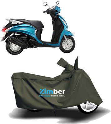 APNEK Two Wheeler Cover for Yamaha(Fascino, Green)