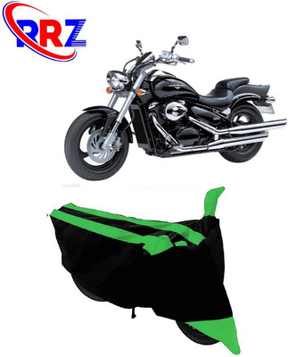 RRZ Waterproof Two Wheeler Cover for Suzuki(Intruder M800, Black, Green)