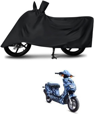 KEDIT Two Wheeler Cover for Hero(Electric AXLHE-20, Black)