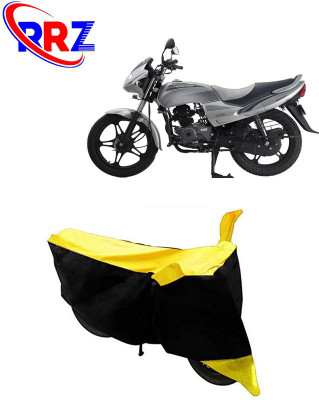 RRZ Waterproof Two Wheeler Cover for LML(Freedom Prima, Black, Yellow)