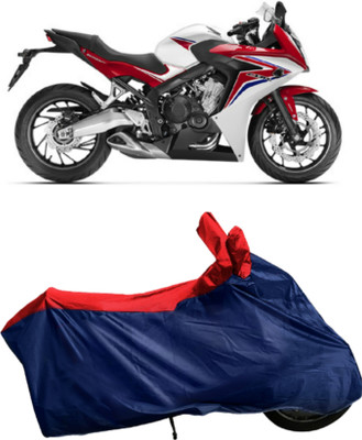 APNEK Waterproof Two Wheeler Cover for Honda(CBR 650F, Blue, Red)