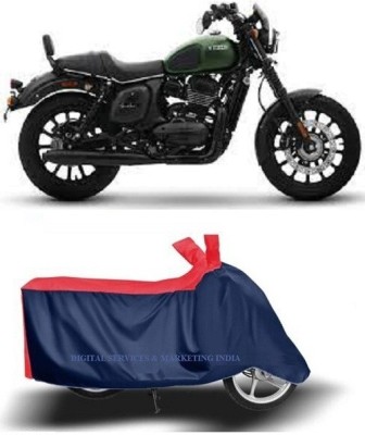 DSAMI Two Wheeler Cover for Yezdi(Roadster, Blue)