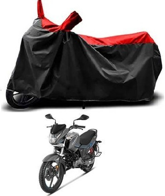 smwzxyu Waterproof Two Wheeler Cover for Hero(Glamour, Red, Black)