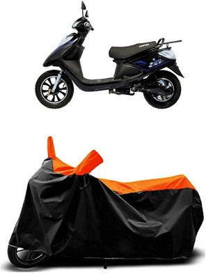 OliverX Waterproof Two Wheeler Cover for Ampere(V 48 BS6, Orange)