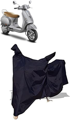 Amexride Two Wheeler Cover for Vespa(VXL 125 BS6, Black)