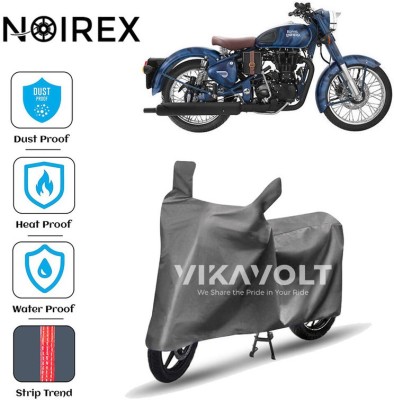 NOIREX Two Wheeler Cover for Royal Enfield(Classic 350, Grey)