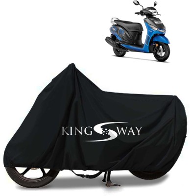 Kingsway Waterproof Two Wheeler Cover for Yamaha(Alpha, Black)