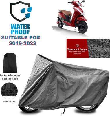 GOSHIV-car and bike accessories Waterproof Two Wheeler Cover for Ampere(Magnus BS6, Grey)