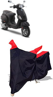 Amexride Two Wheeler Cover for Piaggio(Vespa SXL 125, Black)