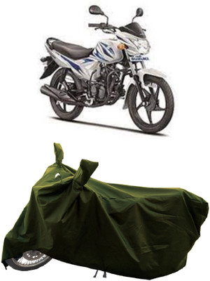 GROFATIK Two Wheeler Cover for Suzuki(Hayate EP, Green)
