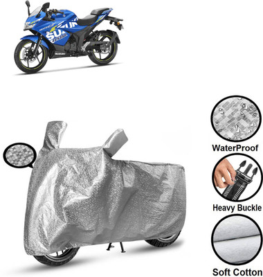CODOKI Waterproof Two Wheeler Cover for Suzuki(Gixxer SF 150, Silver)