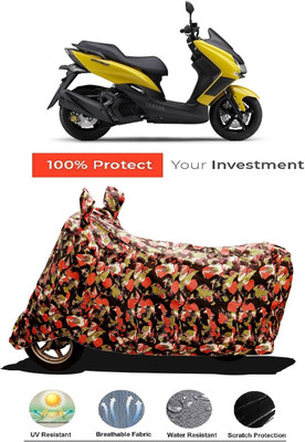 Amexride Two Wheeler Cover for Yamaha(Majesty S 155 maxi, Multicolor)
