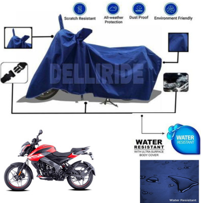 TPNYKR Waterproof Two Wheeler Cover for Bajaj(Pulsar 125 Neon, Blue)