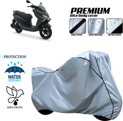 PAGORA Waterproof Two Wheeler Cover for Suzuki(Burgman Street, Silver)