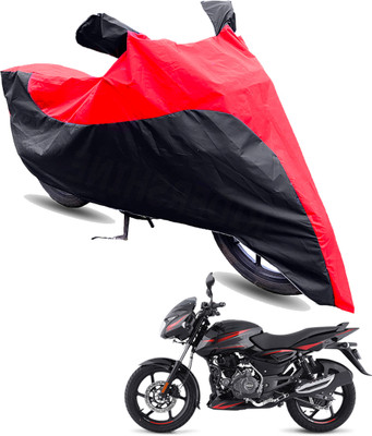 FurniGully Two Wheeler Cover for Bajaj(Pulsar 150 BS6, Red, Black)