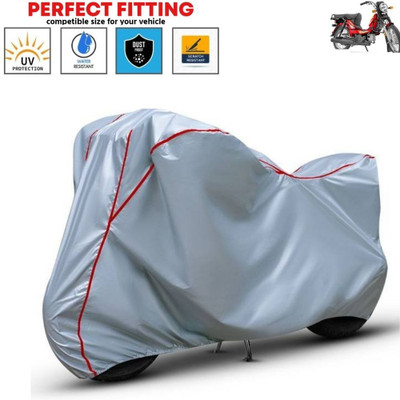 BigFly Waterproof Two Wheeler Cover for TVS(XL 100 Heavy Duty, Silver)