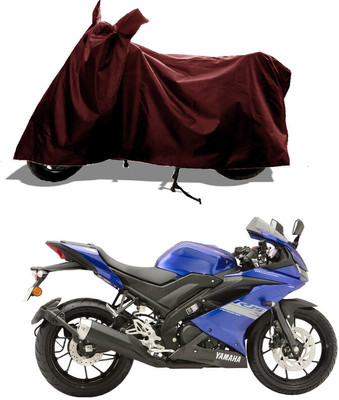GROFATIK Two Wheeler Cover for Yamaha(YZF R15S, Maroon)