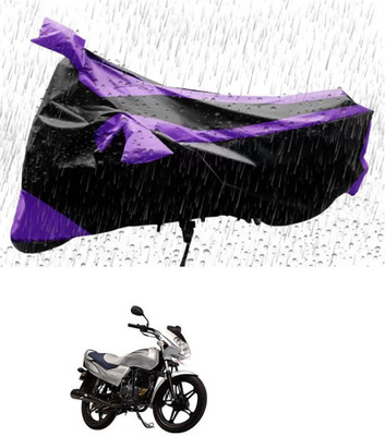 RONISH Waterproof Two Wheeler Cover for LML(Freedom DX, Purple, Black)