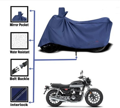 Tritika Waterproof Two Wheeler Cover for Honda(CB350RS, Blue)