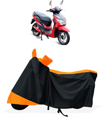 Tricway Two Wheeler Cover for Hero Electric(Dash, Orange)