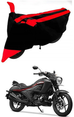 AutoGalaxy Waterproof Two Wheeler Cover for Suzuki(Intruder 250, Red, Black)
