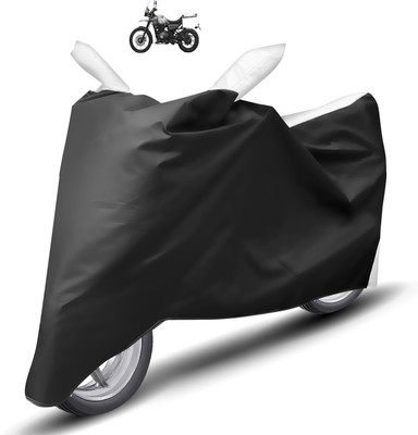 Caronix Two Wheeler Cover for Royal Enfield(Himalayan, White)