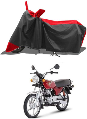 KEDIT Two Wheeler Cover for Universal For Bike(Boxer, Red, Black)